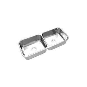 Cuba Dupla para Válvula 412 Retangular Aço Inox CD5034 860x400x254mm Polido - Mekal