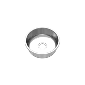 Cuba Simples para Válvula 412 Redondo Aço Inox Extra CR38 380x170mm Polido - Mekal
