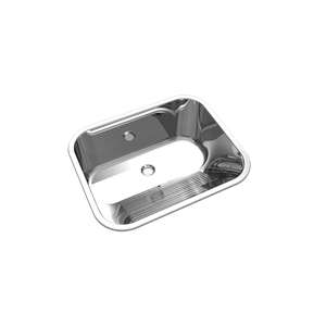 Tanque para Válvula 212 Retangular Luxo 50x40x23cm Polido - Mekal