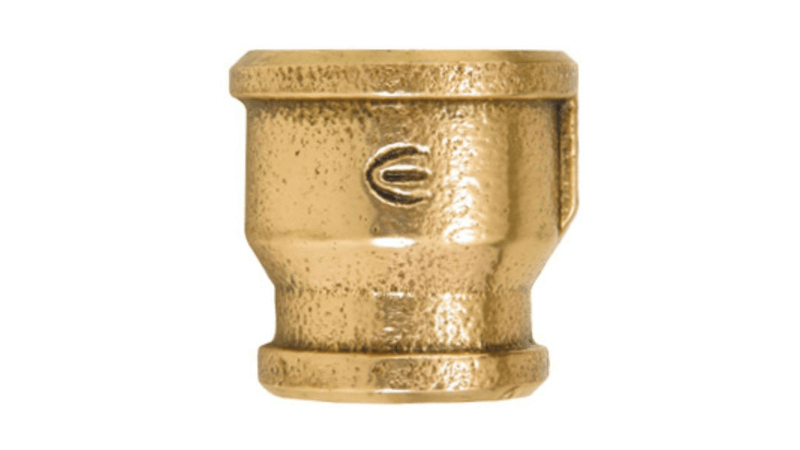 Luva de Redução Rosca x Rosca Cobre Bronze 1x3/4