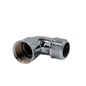 Cotovelo 90 Redução Latão 3/4 x 1/2" Cromado - Metais Rei