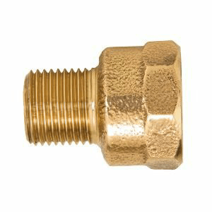 Prolongador Invertido Rosca x Rosca Cobre Bronze 3/4x1/2" - Eluma