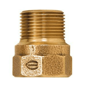 Prolongador Médio Rosca x Rosca Cobre Bronze - Eluma