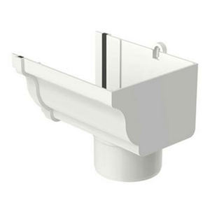 Bocal para Calha Direito Circular Aquapluv Style Branco - Tigre