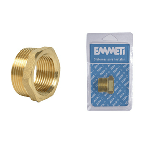 Bucha de Redução Macho Fêmea Pex Gás 1 1/4x1" - EMMETI