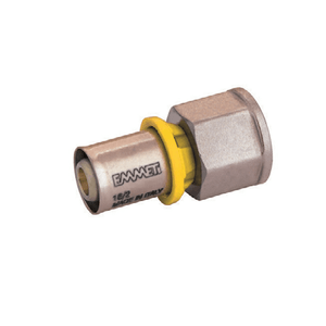 Conector Fêmea Fixo Pex Gás 26x1" - EMMETI