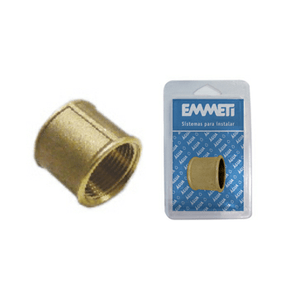 Luva Rosca x Rosca Cobre Bronze 1/2" - EMMETI