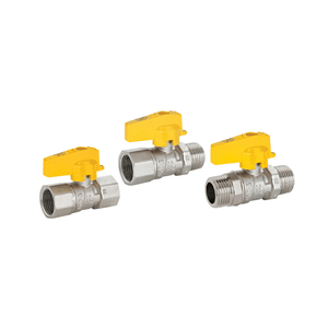 Válvula de Esfera Fêmea Fêmea com Alavanca Futurgas 1/2" - EMMETI