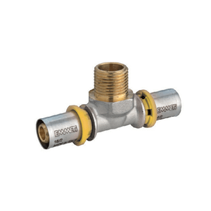 Te Rosca Macho Pex Gás 20x1/2" - EMMETI