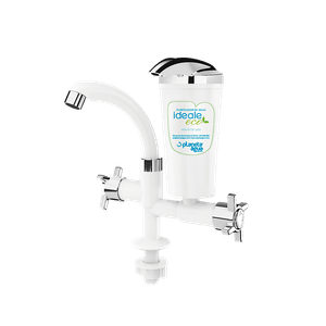 Purificador Bancada Ideale Eco Branco e Cromado - Planeta Agua