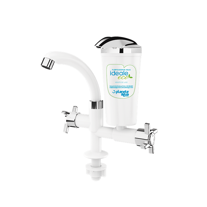 Purificador-Bancada-Ideale-Eco-Branco-e-Cromado---Planeta-Agua