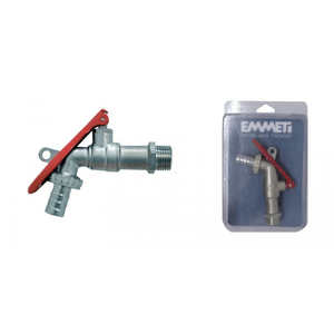 Torneira para Jardim Esfera Angular 1/2" DN15 Cromado - EMMETI