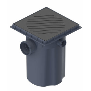 Caixa de Gordura PVC Esgoto DN 100mm Com Tampa Preto - Tigre