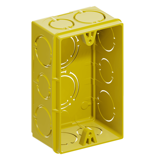 Caixa-de-Luz-PVC-Tigreflex-4x2--Amarelo---Tigre