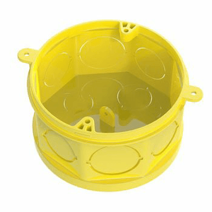 Caixa de Luz Fundo Móvel Octogonal Tigreflex 4x4" Amarelo - Tigre