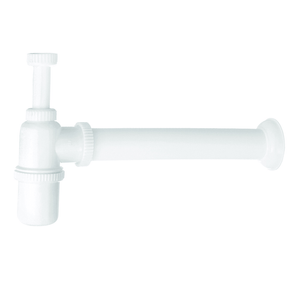Sifão para Lavatório com Copo 1 1/2 x 1" 30cm Branco - Esteves