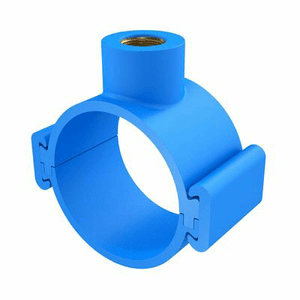 Colar Tomada com Travas PVC Soldável Marrom - Tigre