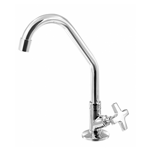 Torneira para Cozinha de Mesa Bica Móvel Alfa C34 1167 Cromado - Esteves