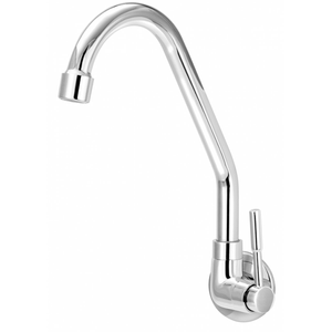 Torneira para Cozinha de Parede 1/4 de Volta Bica Móvel Stilo C31 1168 Cromado - Esteves