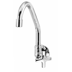 Torneira para Cozinha de Parede Bica Móvel Alfa C34 1168 Cromado - Esteves