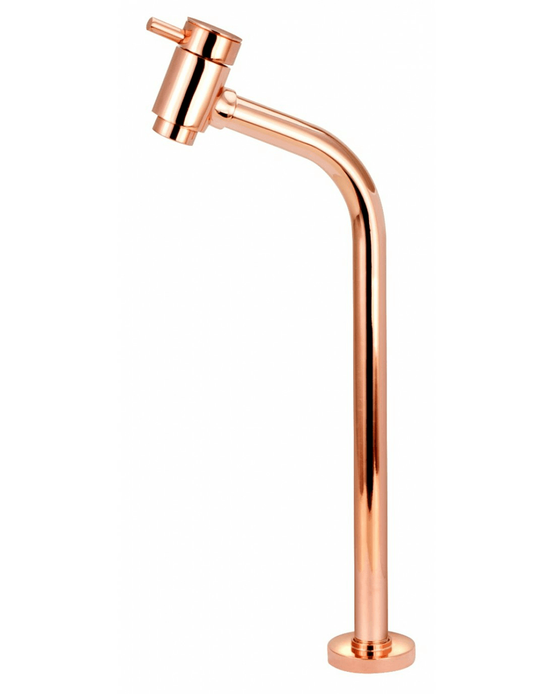 Torneira-para-Lavatorio-de-Mesa-1-4-de-Volta-Bica-Alta-Fit-1198-Rose---Esteves