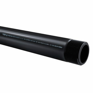 Eletroduto Rígido Pesado PVC Roscável 4" 3m Preto - Tigre