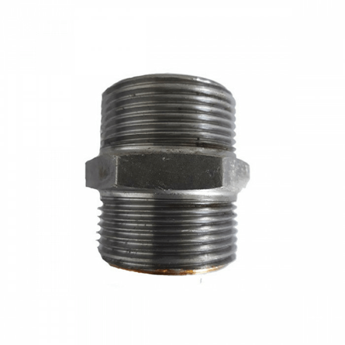 Niple-NPT-SCH40-1-4X1--Preto---Estrela-dos-Metais