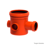 Caixa-Sifonada-Esgoto-Redux-DN-100x100x50mm-3-Entradas-Vermelho---Tigre