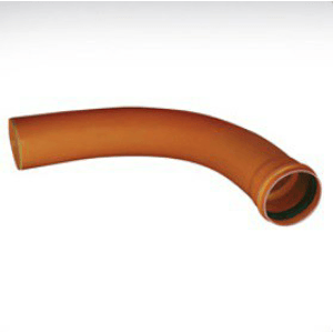 Curva 90 Bolsa Bolsa PVC Ocre 200mm - Plastfran