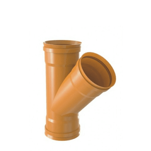 Junção BBB PVC Ocre 100x100mm - Plastfran