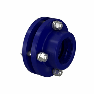 União Dupla com Parafuso PPR Industrial Azul - Tigre