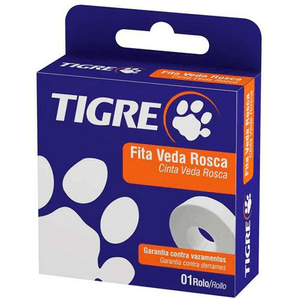 Fita Veda Rosca Branco - Tigre