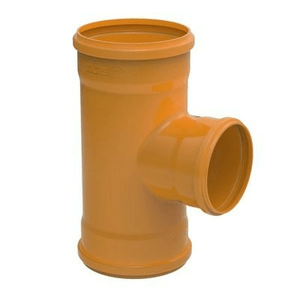 Te de Redução PVC Ocre x Esgoto 200x150mm - Plastfran