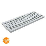 Grelha-para-Calha-de-Piso-DN-200x500mm-Veiculos-ate-15-Toneladas-Cinza---Tigre