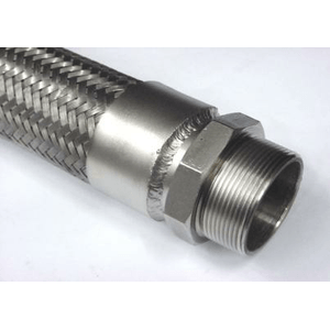 Ligação Flexivel Ponta Lisa Galvanizado 12mm x 1000mm - Hidrogas