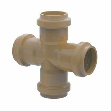Cruzeta-PVC-PBA-110mm-DN100---Plastfran
