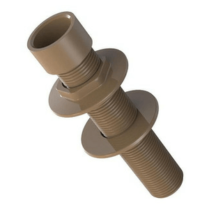 Adaptador com Flange Livre para Caixa D´Água Longo PVC Soldável 85mm x 3'' 500mm Marrom - Plastfran