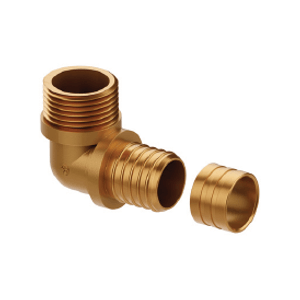 Joelho 90 Terminal Macho com Anel Deslizante ClicPex - Tigre