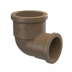 Joelho 90 Redução PVC Soldável Marrom - Tigre