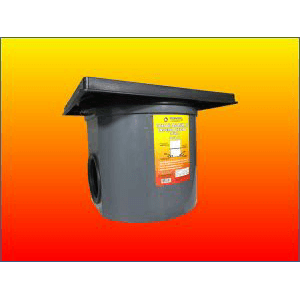 Caixa Sifonada 4 Furos com Tampa 300x75x50 9L - Ponteiras Brec