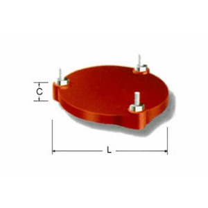 Placa Cega com Parafuso Ferro Fundido HL 50mm - PSQ