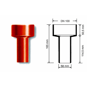 Ralo Seco Vertical Ferro Fundido HL 100mm - PSQ