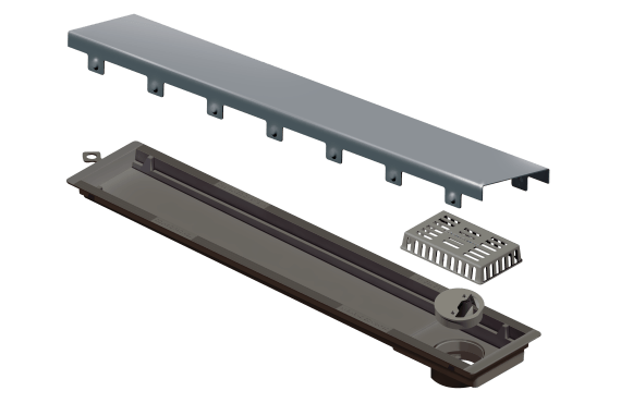 Ralo-Linear-Versatille-Elleve-50cm-Inox---Ralo-Linear