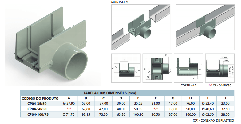 Emenda-para-Canaleta-Reta-Saida-Horizontal-Top-100x75mm---TOPMAX