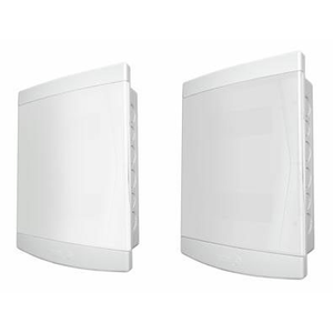 Quadro de Distribuição de Embutir com barramento 12 a 16 Disjuntores Porta Branca - Tigre
