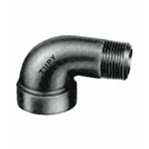 Cotovelo 90 Macho Fêmea NPT Alta Pressão 3/4"" Preto - Tupy