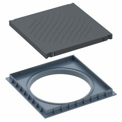 Tampa-para-Caixa-de-Passagem-Reforcada-Quadrada-PVC-350mm-Preto---Tigre