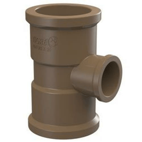Te-de-Reducao-PVC-Soldavel-25x20-Marrom---Tigre