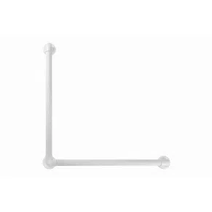 Barra de Apoio Angular L Alumínio Conforto 80x80cm Branco - UP