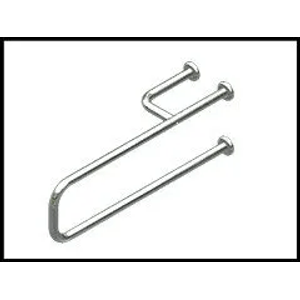 Barra de Apoio Lateral Fixa Aço Inox 60cm Polido - UP